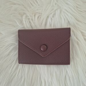 Chic Maroon Leather Wallet